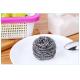 Oil Removing Metal Scouring Ball Antibacterial For Restaurant Washing Pots