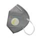 Cup Shape N95 Particulate Respirator Mask Valved Dust Mask Dark Grey