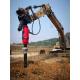FAG Hydraulic Auger For Mini Excavator Earth Auger Eaton Motor