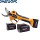 Swansoft 4.0CM Electric Fast-cutting Pruner Best Electric Pruning Shears with 25.2V 2.5Ah Battery for farm workers