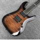 ES Solid Body Brown Burst Maple Top 6 Strings Electric Guitar with Black Hardware