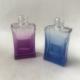 Painted Color Gradient Glass Perfume Bottles 50ml Spray With Screw Cap