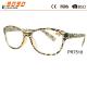 2018 new design reading glasses ,made of PC frame,suitable for women