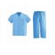 Waterproof Disposable Isolation Gowns Blue Color For Infection Control