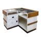 Stainless Steel Supermarket Checkout Counter High Durability Cold Rolled Steel Cabinet