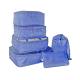 Clear 5 Piece Luggage Organiser Set Promotion Polyester Material Dustproof