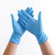 blue Nitrile Medical Examination Gloves / Nitrile Exam Gloves Powder Free