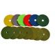 4 Wet Diamond Resin Polishing Pads For Marble / Synthetic Stone High Gloss Polishing