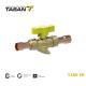NPT Threaded 72.5 Psi 5 Bar Brass Gas Valve With T Aluminium Handle T165 10