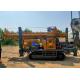 Diesel Engine 350 Meters Depth Crawler Mounted Drill Rig For Civil Industry