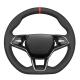 Custom PU Leather Steering Wheel Cover for Skoda Fabia Octavia VRS RS 20212022 2023