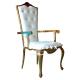 Elegant Strong Wedding Banquet Chair Gold Frame For Reception And Event