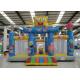 Amusement Park Kids Inflatable Bounce House Digital Printing Fireproof  Material
