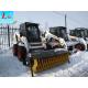 China wheel loader Angle Broom Sweeper & Cleaner skid steer sweeper