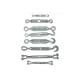Slivery Japanese Standard Drop Forged Open Body Stainless Steel DIN1479 Turnbuckle for Heavy Duty