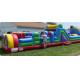 Giant Pool Inflatable Obstacle Course 40 Foot Kids Obstacle Course Water Slide