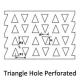 Triangle Hole Perforated Metal With for Sound Protection and Noise Reduction
