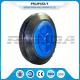 Plastic Rim Solid Rubber Wheels SGS , Elastic Solid Rubber Tires For Lawn Carts