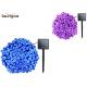 72ft Outdoor Solar String Lights 300MA Reelable With 200 Lamp Beads