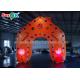 Inflatable Christmas Arch Gingerbread Man Candy Sticks Christmas Inflatable Arch With LED Light