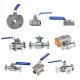 Customized Support OEM Sanitary Stainless Steel 304/316L Tri Clamp 3PC Ball Valve with Pneumatic Actuator