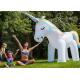 Kids Inflatable Water Toys , Ginormous Blow Up Unicorn Yard Sprinkler