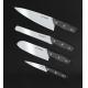Cerasteel Sharp Kitchen Knives / Elegantly Shun Santoku Knife