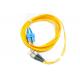 Single Mode Duplex 3mm 3m SC/UPC-FC/UPC Fiber Optic Patch Cable Strong Tensile Performance