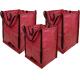 Heavy Duty Home and Yard Waste Bag Woven Polypropylene, Reusable Lawn and Leaf Garden Bag with Reinforced Carr