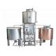 Dimple Plate Jacket Pilot Brewing System 200L Stainless Stain 304 For Brewing Plant