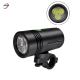 Rechargeable Cylindrical Bike LED Flashlight Waterproof Aluminum Material