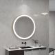 Rectangular Single Sided Lighted Bathroom Vanity Mirror Dimmable LED Strip Light