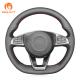 Hand Sewing Steering Wheel Cover for Mercedes C E S SL GLC GLE CLA CLS Class AMG C43