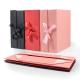 Recycled Paper Ribbon Tie Magnetic Gift Boxes With Matte Finish Packaging Boxes