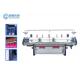 Single System Plain Collar Cuff 12G Flat Knitting Machine 2 Carriages