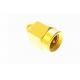 18Ghz Golden SMA Straight RF Coaxial/Cable Connector 50Ohm For Antenna