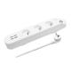 Universal UK US Power Strip With 3 Outlets WIFI For Smart Home