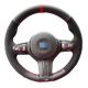 Red Suede Steering Wheel Cover for BMW 1 Series 3 Series F20 F30 F10 F12 F87 F80 M3 F82 F12 F13 X5 F86 X6