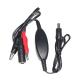 Alligator Clip to DC 5.5x2.1mm Power Converter Cable -12V Battery Clip to DC Plug Adapter for LED Strip, DVR, Test Equipment