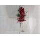Lifelike 65cm Artificial Fake Red Berries With Green Leaves