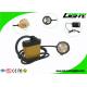 Waterproof IP68 Miners Cap Lamp , SAMSUNG Battery Miners Lights for Hard Hats