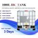 Galvanized Steel DC53D 1000 Litre IBC Chemical Tanks 1200*1000*1150mm