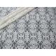 Grey Voile Cotton Nylon Lace Fabric / Elastic Knitted Lace Fabric SYD-0003