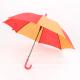Red And Orange Small Kids Rain Umbrella 19 Inch Zinc Plating Safe Frame