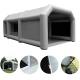 Gray inflatable spray booth 6x4x3m portable car washing tent free air blower inflatable spray paint booth tent