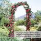 Metal Garden Arbor Wedding Arch, Combination for Various Climbing Plants, Rose Vines, Bridal Party Decorati