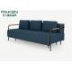 High Density Foam Upholstery Hotel Nestor Sofa Bed Extend Space 3 Seat