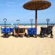 Wide Wheel Folding Wagon Accept Customized Four Way Folding Beach Cart