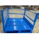 Warehouse Stillage Collapsible Pallet Cage For Lifting Steel Mesh