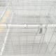 Waterproof 380V Broiler Chicken Cage Hot Galvanized Surface 20 - 25 Years Warranty